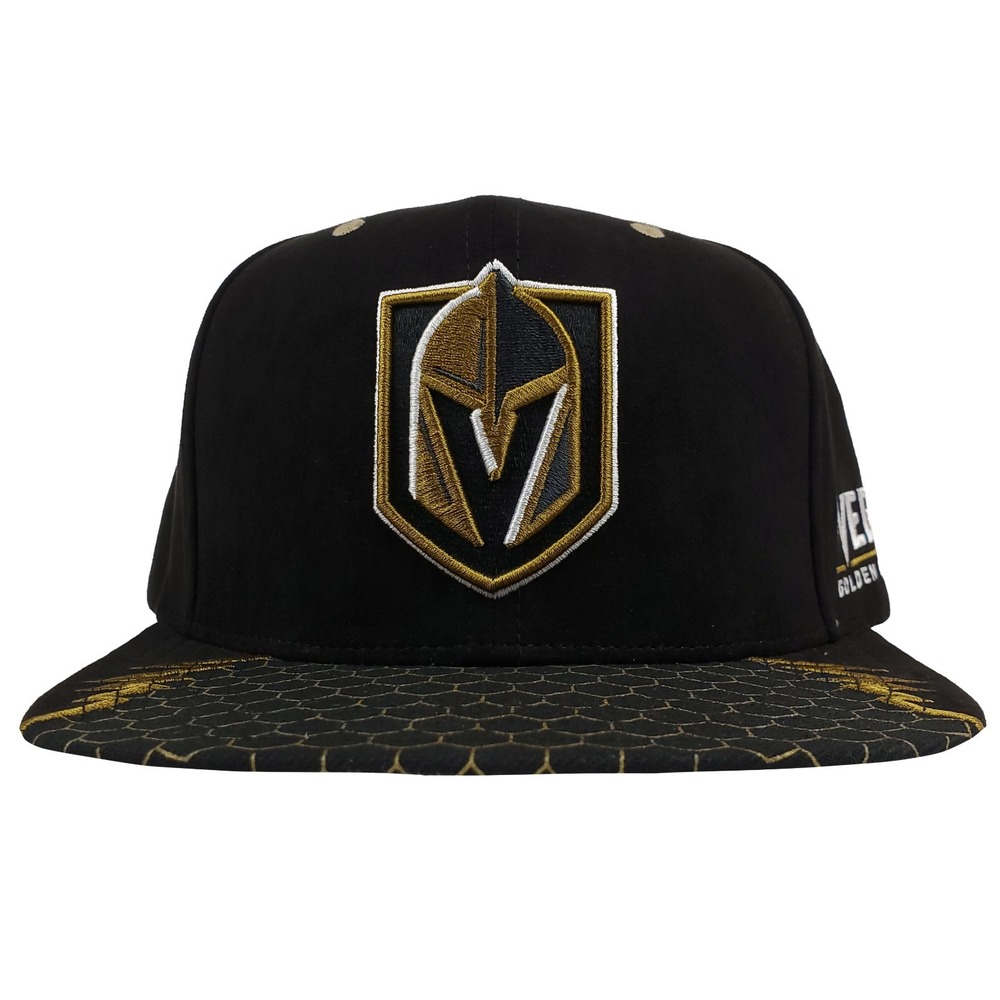 Las Vegas Golden Knightsโ Mitchell & Ness NHL Snapback Hat Cap 3D Logo New